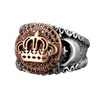 Crown Ring For Men, Silver King Ring (Size:11)