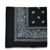 Shukan Fashions - Paisley Style Bandana Black Biker Cow Boy