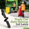 SafeWaste Push Clip Trash Can Locks, Easy to Install, Durable