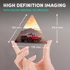 1 x Triangle Coaster - Red Pick Up Truck Sunset