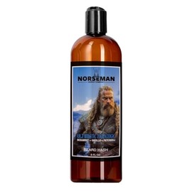 Norseman Supply Company Beard Wash for Men to Soften, Strengthen, and Condition Facial Hair with Moisturizing Vitamin E, Relieves Dry, Itchy Skin, Scented, 8 oz | Ultimate Revenge