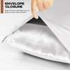 Moonlight Bedding White Pillowcases 2 Pack- Luxury Satin Silk Pillowcases