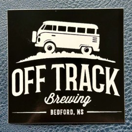 Off Track Brewing Company Sticker Brewery Bedford NS VW Volkswagen Van Bus
