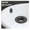 2 Pcs Sink Overflow Ring Brushed Nickel Bathroom Vanity Sink