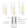 Homemory Ivory Flameless LED Candles with Remote Control & Timer,