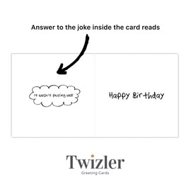 Twizler 8th Birthday Card - Funny Joke Childrens Birthday Card - Age 8 Childrens Birthday Card for Boys or Girls - Kids Happy Birthday Card Age Eight