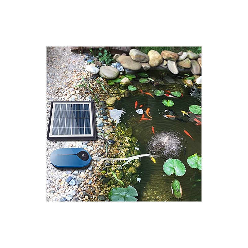Bomba de Aire Solar, Mini Oxigenador de Tanque de Peces