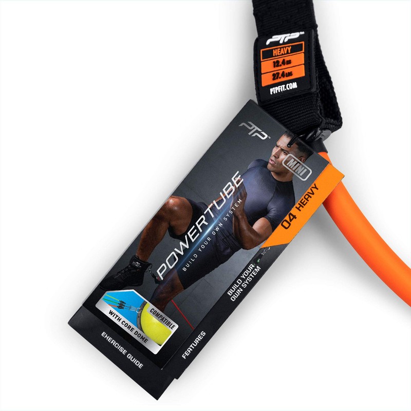 PTP Resistance Tube 52 cm Powertube Mini Orange Heavy