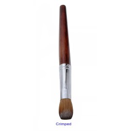 KOLINSKY 777 Red Wood Kolinsky Acrylic Nail Brush - CRIMPED - #16