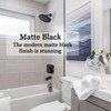 T2471BL Matte Black Shower Handle Compatible with Moen Genta LX