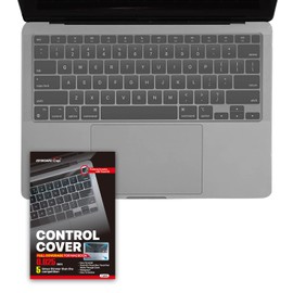 Fully Covered Keyboard Cap Keyboard Cover for Apple MacBook Air 13" 2018 2019 2020 [3-Pack] - 5X thinner Than competitors Ultra-Thin Protects Touch Controls Waterproof Easy-Disinfection Easy-Cleaning