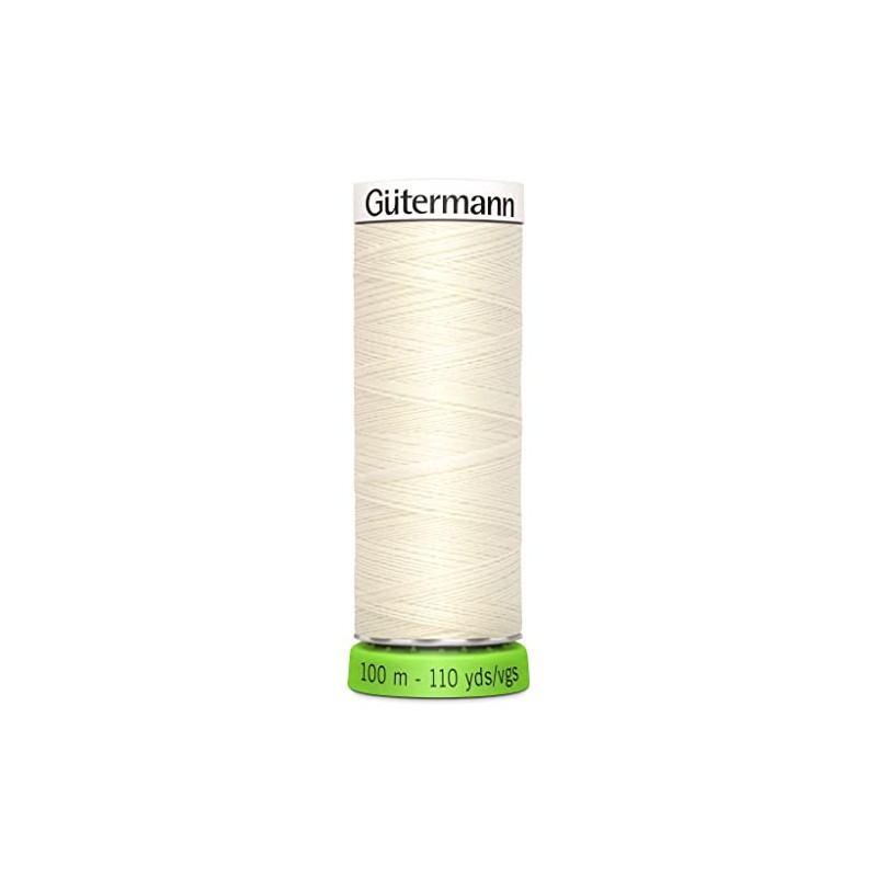 Gutermann 723860 001 Sew All 100% Recycled Polyester Thread 100mtr,