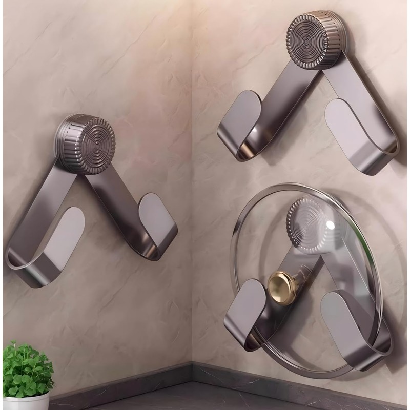 VIREYA Pot Lid Rack Organizer holder for Cabinet Door/Wall With