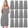 Tigeen 12 Pcs Spa Robe for Women Waffle Spa Wraps