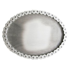 JEAN'S FRIEND Vintage Style Oval Rider Blank Belt Buckle Boucle de Ceinture