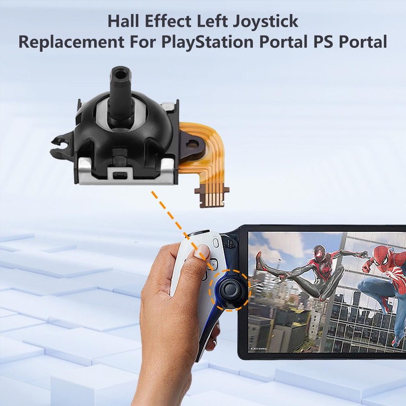 Treayes Joystick Replacement Kit for PS Portal Console/PSVR2, Upgrade Anti-Drift