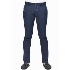 Soroor Skinny Fit Chinos Pants Men - Versatile Mens Chinos Pants for Work, Sleek Tailored Chino Pant, All-Day Stretch Pant Men | Pique Navy - 32L 28W | Premium Pique Cotton Mens Chino