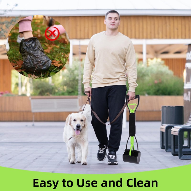 WVacFre 70 cm Pet Pooper Scooper for Dogs and Cats
