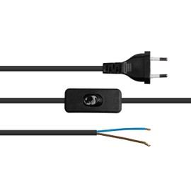 Good Connections Euro Power Cable 1.5 m Euro Plug Type C Black