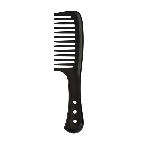 Detangling Hair Comb Wide Comb Barber Comb Heat Resistant Anti-Static for Long Wet or Curly Hair Black