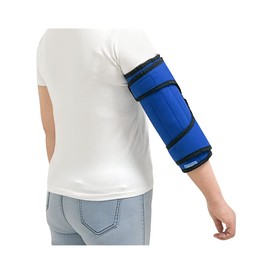 Zelen Elbow Splint Immobilizer Elbow Brace Support Cubital Tunnel Syndrome Brace Night Elbow Ulnar Nerve Splint for Sleeping Arm Stabilizer Brace for Tendonitis Arthritis (Large)