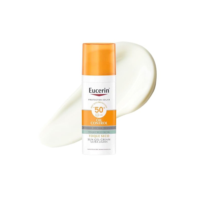 EUCERIN Protector solar facial efecto mate toque seco Oil Control