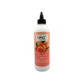 LIKO Peach Cuticle Softener, 8oz, Organic Paraben Free