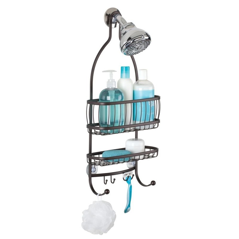 iDesign 61971 York Lyra Hanging Shower Organizer - 10" x