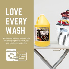 Pro's Choice Enzymatic Cleaner Molecular Modifier - Enzyme Stain Remover & Strong Odor Eliminator for Home - Enzyme Cleaner & Odor Eliminator for Stains - Pet Deodorizer Odor Eliminator (1 Gallon)