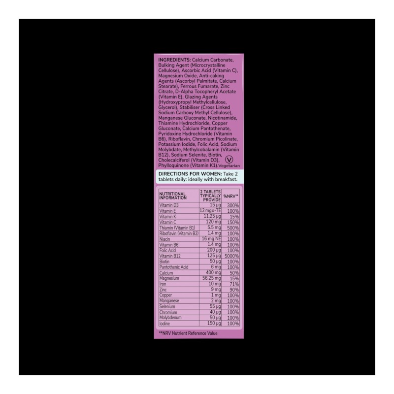 Health & Her Women 55+ Multivitamin Support 60 Tablets
