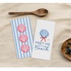 Coastal Preppy Beach Seashell Kitchen Dish Towels Dishcloth 16x24 Inches,