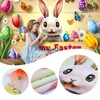 panemy Easter Banner, Happy Easter Banner for Easter Decoration, Easter
