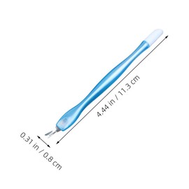 Beavorty 15PCS nail tool nail pusher tool cuticle remover Fork manicure nail pusher cuticle scraper Fork Nail Cuticle manicure Fork manicure cuticle pusher earth tones plate