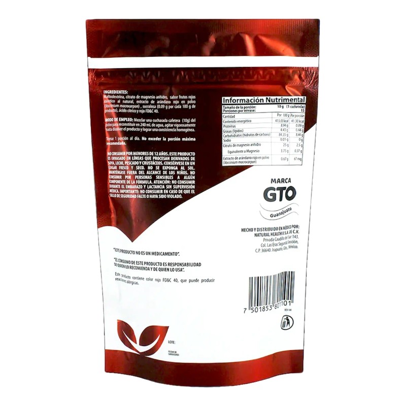 Citrato De Magnesio Y Citrato Magnesio+potasio 2 Pzs De 150