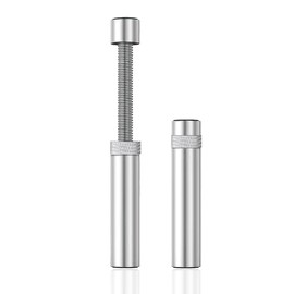 Graphics Card Holder, GPU Holder, Aluminium Graphics Card Holder, Height-Adjustable Graphics Card Holder, Graphics Card Base, High 74 mm - 120 mm GPU Support (Silver)