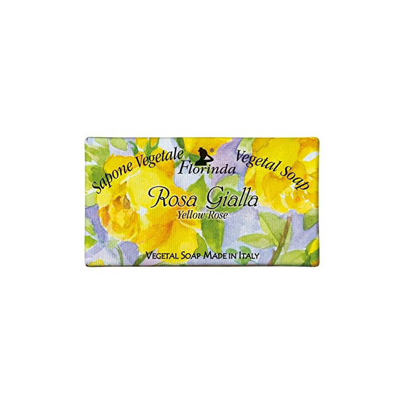 Florinda Soap, Yellow Rose, 3.4 oz (95 g)
