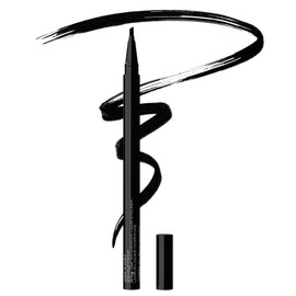 wet n wild wet n wild Breakup Proof Wing Out Waterproof Liquid Eyeliner, 16-Hour Wear, Smudge-Proof & Cry-Proof, Flat Angled Brush for Precise & Bold Wings - Ultra Black