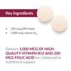 Bariatric Advantage B-12 Speedy Melts, Vitamin B12 1000 mcg Supplement,