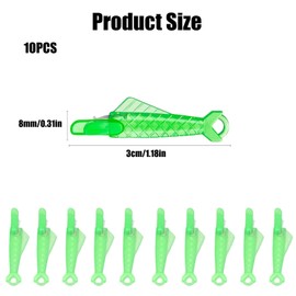 Dinghaole 10 Pcs Fish Mouth Sewing Machine Needle Threader, Automatic Sewing Needle Threader, 2024 Upgrade Quick Sewing Automatic Sewing Needle Threader for Craft DIY Tool