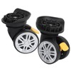 Luggage Caster, A18 1 Pair Universal Luggage Suitcase Spinner Wheels