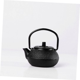 Hemoton cast iron teapot tea set retro metal coffee kettle simulation kitchen kettle cast iron tea kettle for stove top furniture iron boiling teapot mini tea kettle optional iron kettle