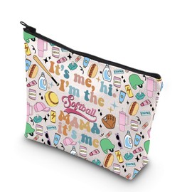 TSOTMO Softball Mom Appreciation Gift It's Me, Hi I'm The Softball Mama Bag Softball Coach Softball Player Gift (Softball it Bag CA)