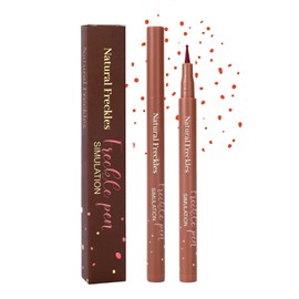 MUREND Freckle Pen Waterproof, Fake Freckles, Faux Freckles for Natural Sunkissed Skin Makeup, Magic Freckle Color, Long Lasting, Soft Sopt Lifelike Freckle Pen 03#Red