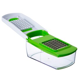 Good Cook 20712 Veggie Vegitable Chopper/Dicer, No Tear Onion chopping, Heavy Duty BPA Free Multi Vegetable-Fruit-Cheese-Onion Chopper-Dicer-Kitchen Cutter