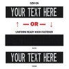 Custom Uniform Name Tape. Black, 6 Inch Hook Fastener