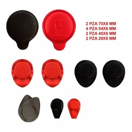 MAG BIOMAGNETISMO Imán Ferrita Forrado Kit Circular Par Biomagnetico C/10pzas