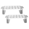 LALAFINA 2pcs Stainless Steel Grill Rack for Bbq Pepper Cooking