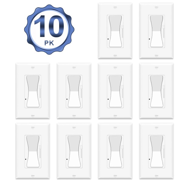 Unbranded Dimmer Light Switch 3-Way Neutral Wire LED CFL Not