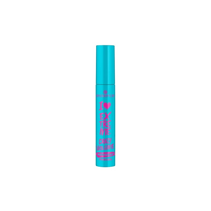 Essence I Love Extreme Crazy Volume Waterproof Mascara, Black, Volumizing,