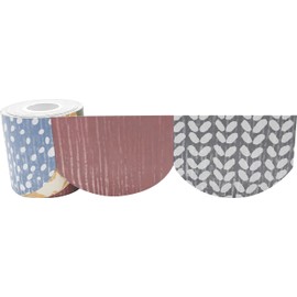 Teacher Created Resources Classroom Cottage Scalloped Die-Cut Rolled Border Trim - 50ft - Decorate Bulletin Boards, Walls, Desks, Windows, Doors, Lockers, Schools, Classrooms, Homeschool & Offices